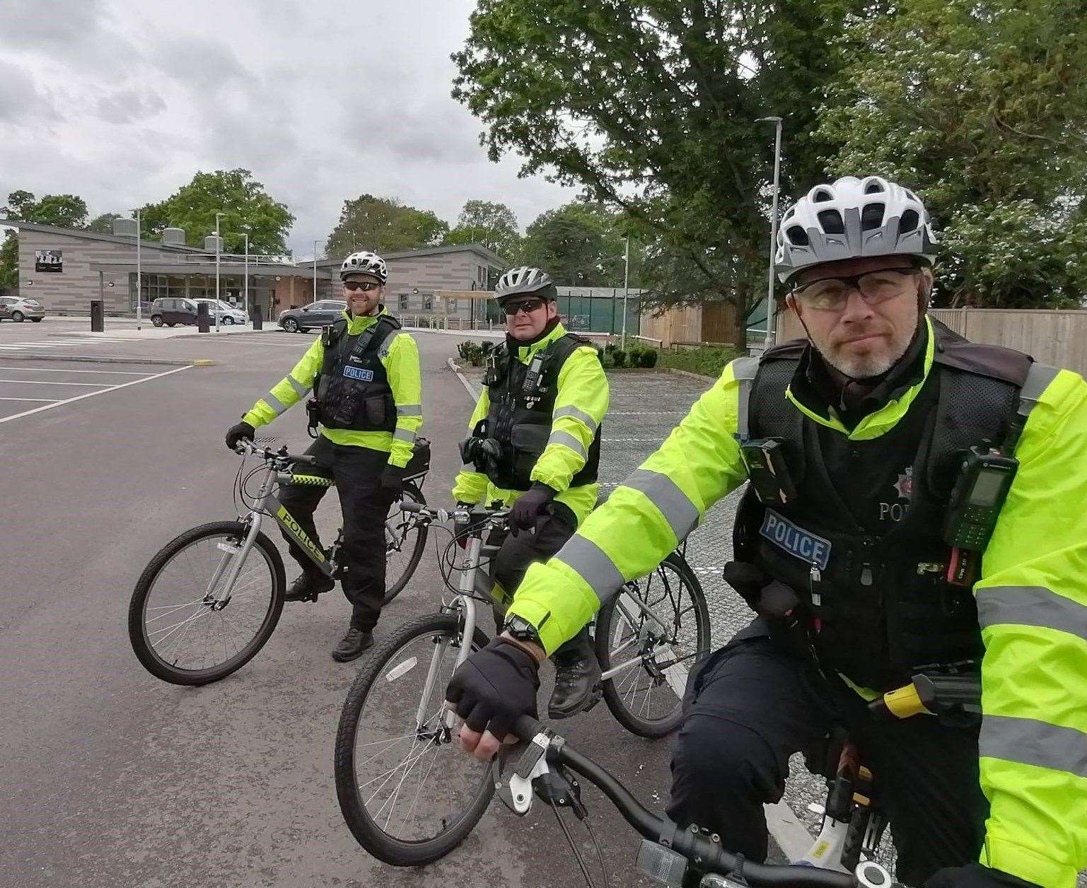 Paddock Wood cycle patrols. Photo: Kent Police