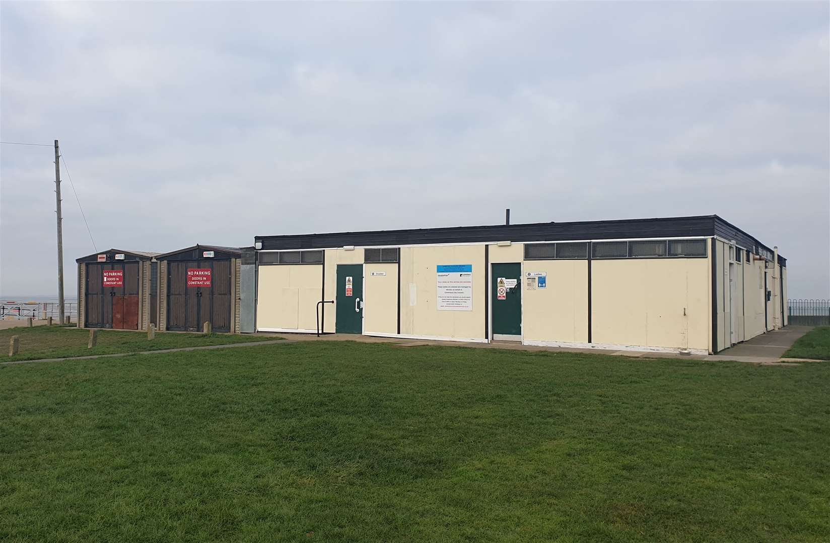 The Hampton Pleasure Ground toilets on Herne Bay seafront