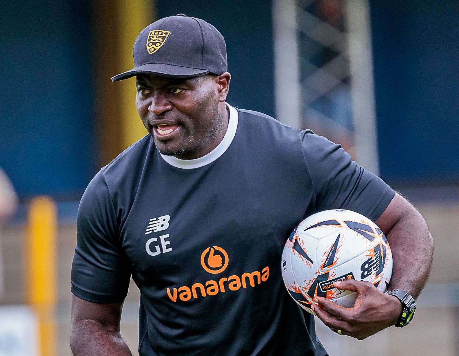 Maidstone United manager George Elokobi. Picture: Helen Cooper