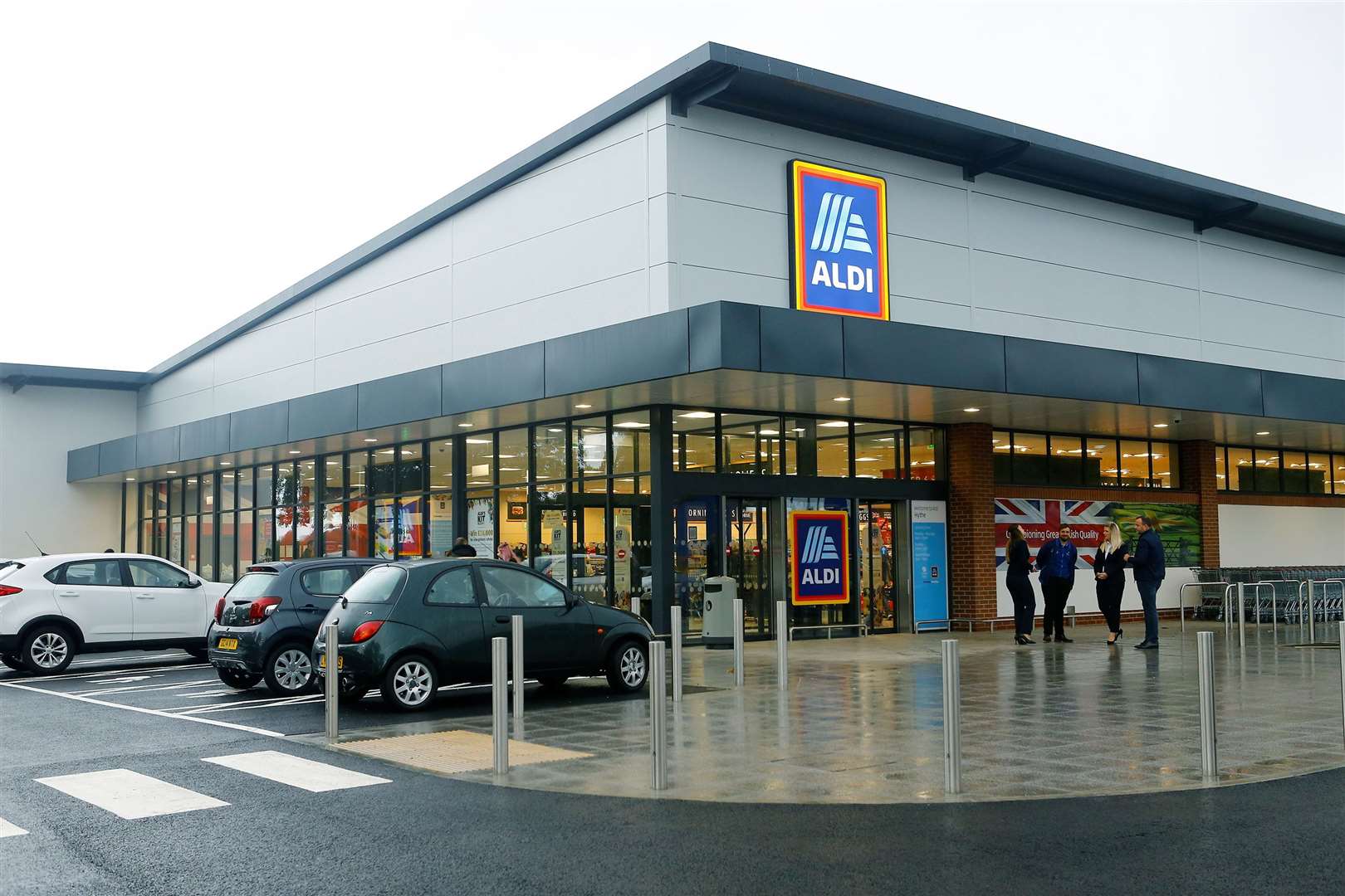 Aldi relocated to its new store last month. Photo by Matt Bristow