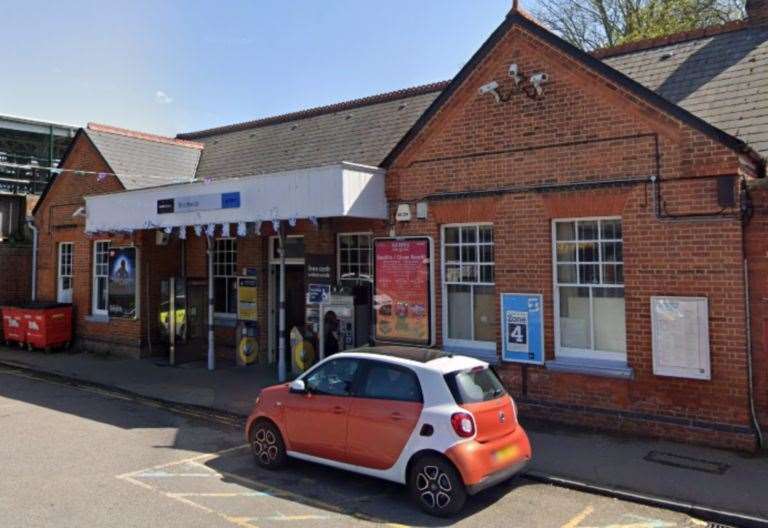 The body was found on the tracks near Shortland station in Bromley. Picture: Google Street View