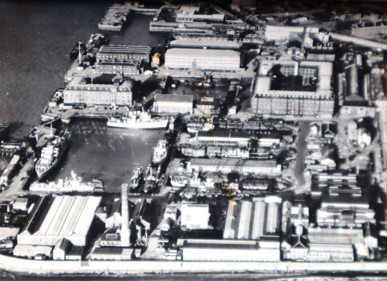 Sheerness Naval Dockyard just before its closure on March 31, 1960. Picture: David Hughes