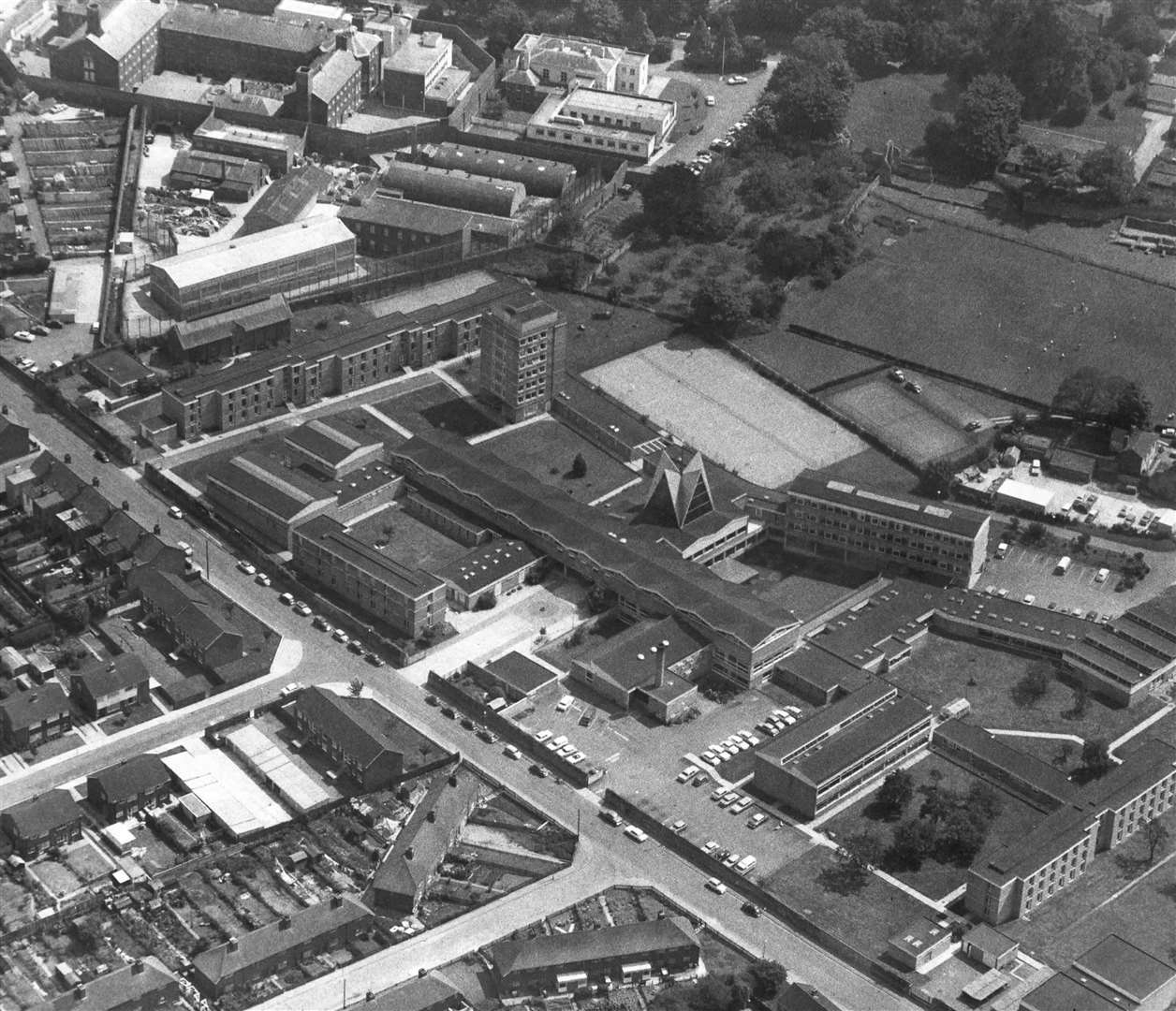 Christ Church College, now the CCU's North Holmes Road campus, pictured in July 1971