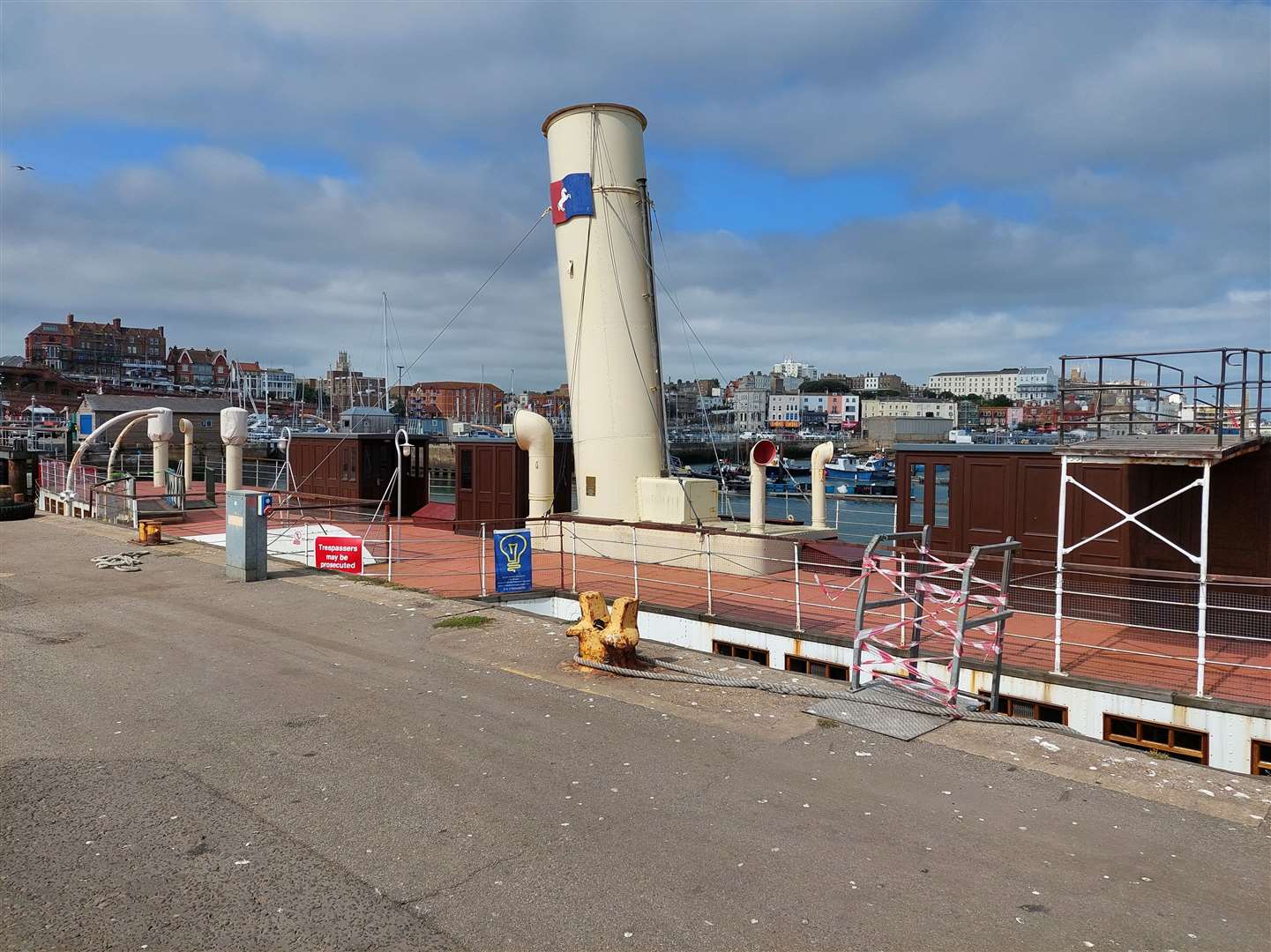 The Medway Queen in Ramsgate. Photo: Colin Matthews