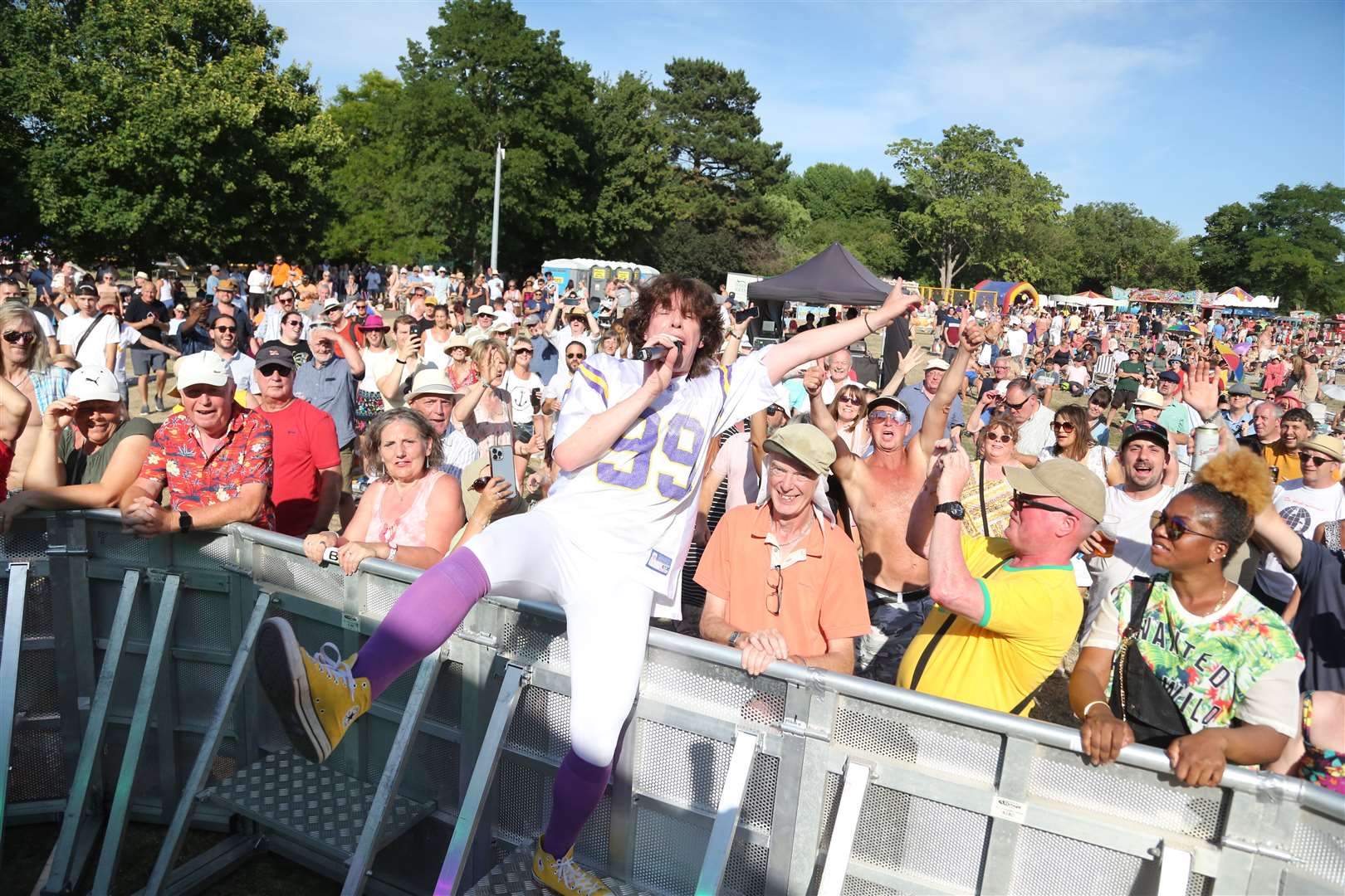 The Stones also performed live amongst other acts and entertainment. Picture: Andy Barnes Photography