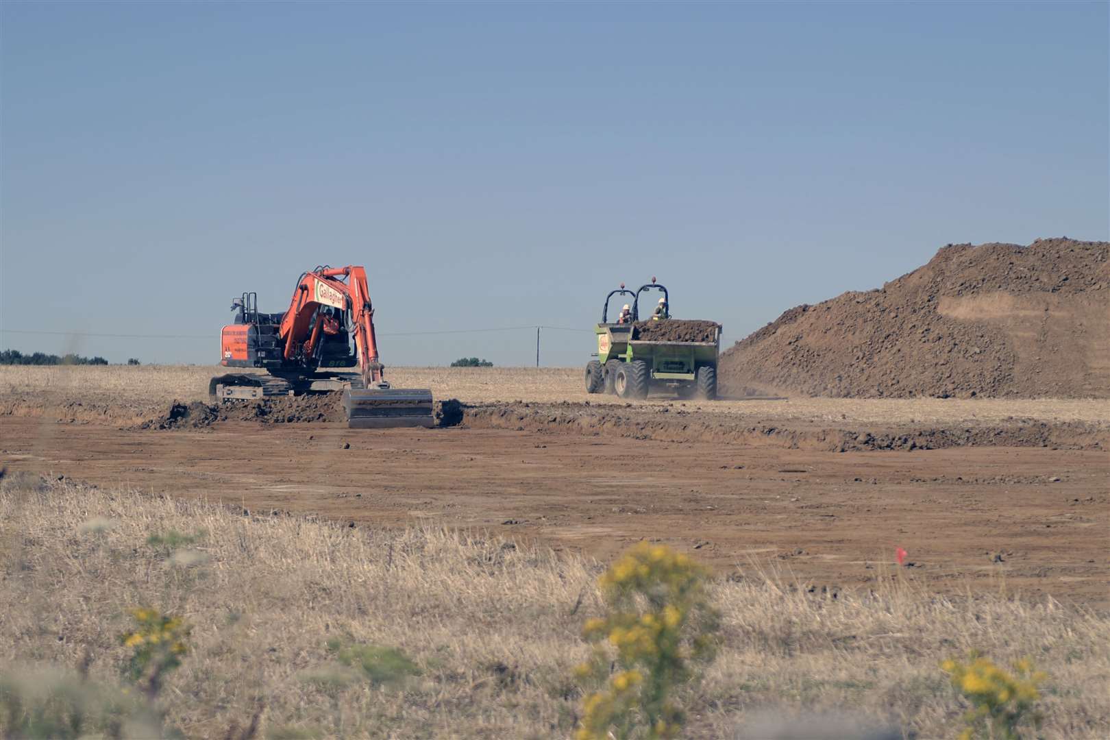 The land was previously earmarked for a huge industrial estate