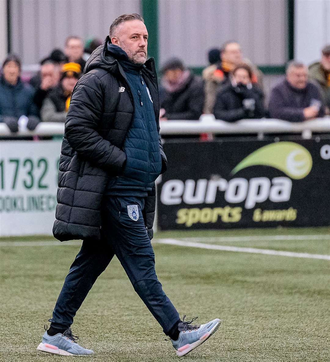 Tonbridge Angels manager Jay Saunders. Picture: Helen Cooper