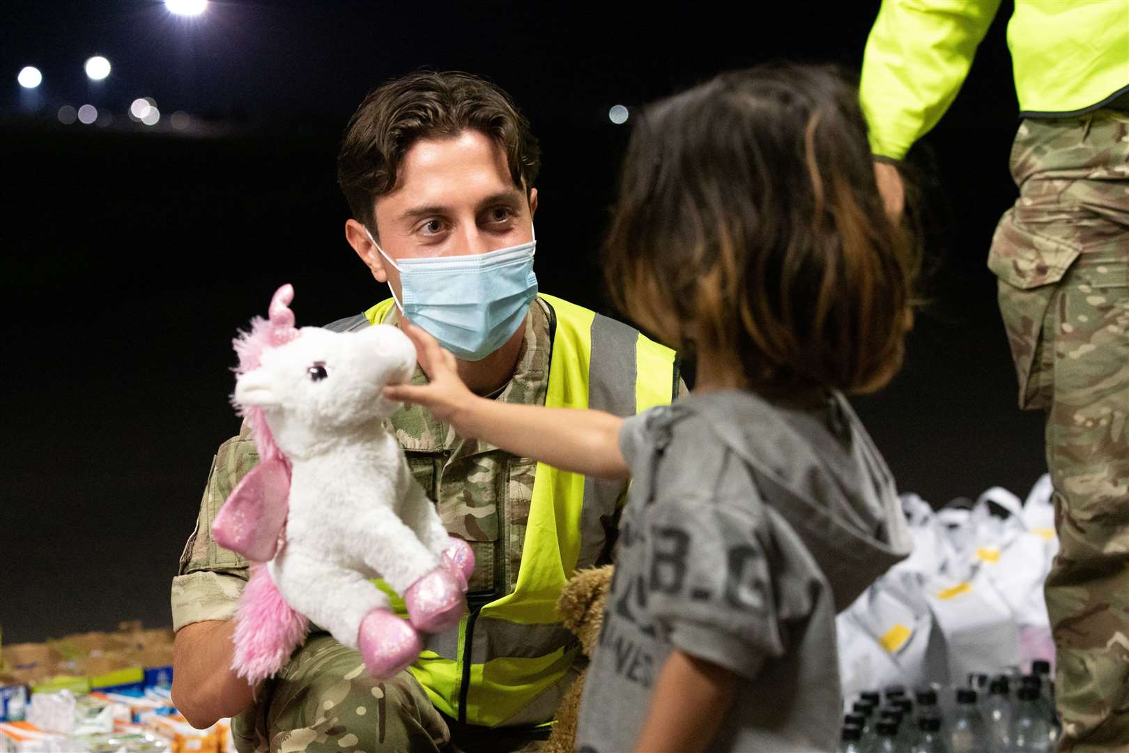 Many have had to leave their homes behind. Photo: UK MOD