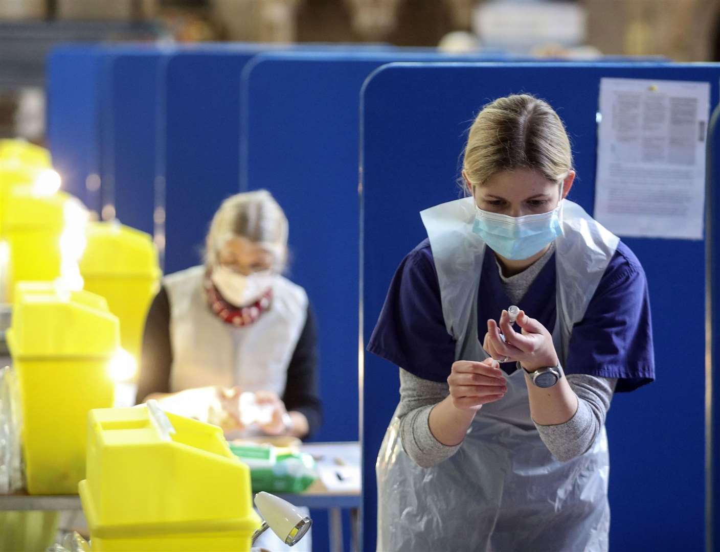 Youngsters aged 16 and 17 can have their first jabs at walk-in clinics Photo: PA Media