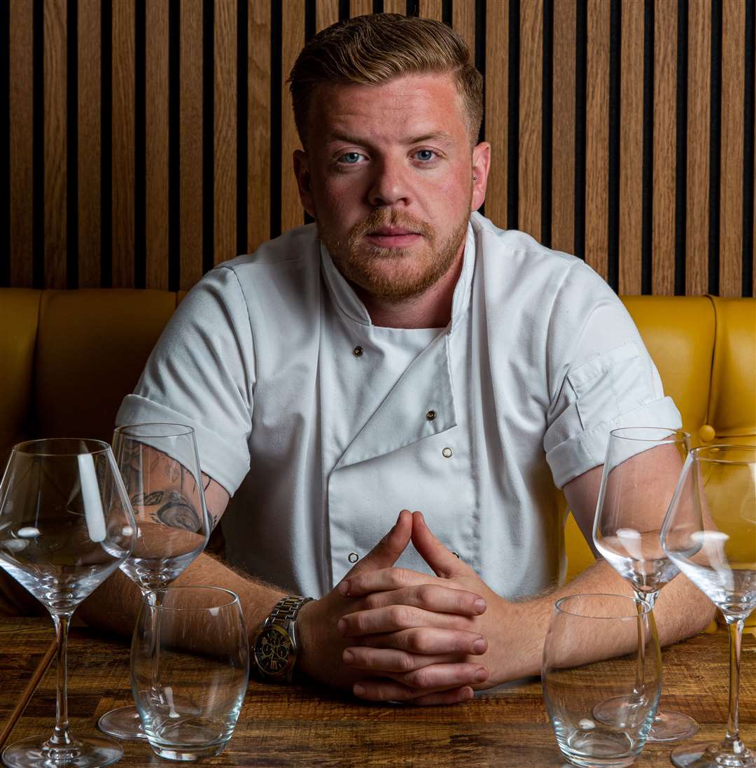 Brad Redding, 29, opened the restaurant in July. Picture: Brad Redding