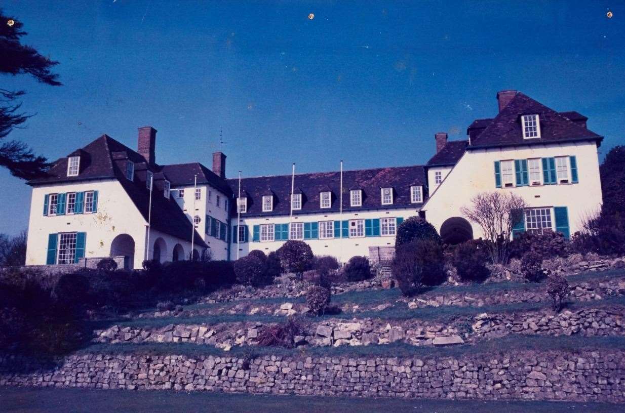 Enbrook Park in Sandgate during its time as a police training centre. Picture: The Sandgate Society Archive