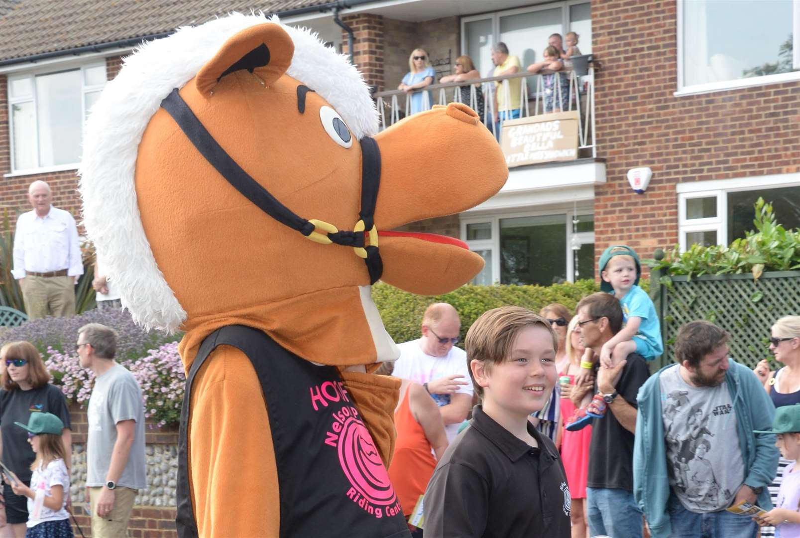 Horseplay during the Ramsgate Carnival on Sunday afternoon. Picture: Chris Davey... (3195009)