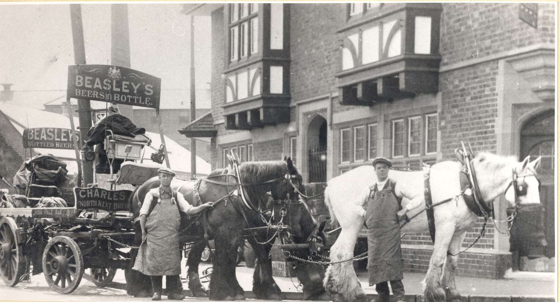 A beer delivery at the Bear and Ragged Staff, Crayford. Picture: Bexley Local Studies and Archives Centre