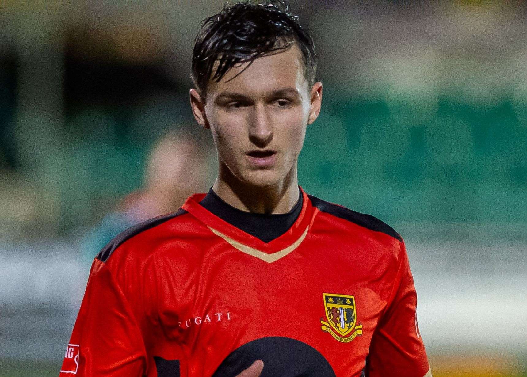 Sittingbourne striker Mitchell May. Picture: Ian Scammell