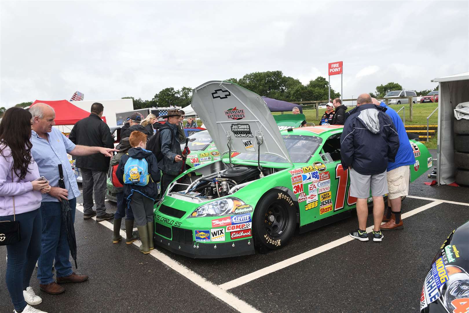 Historic USA NASCARs on display Picture:Simon Hildrew