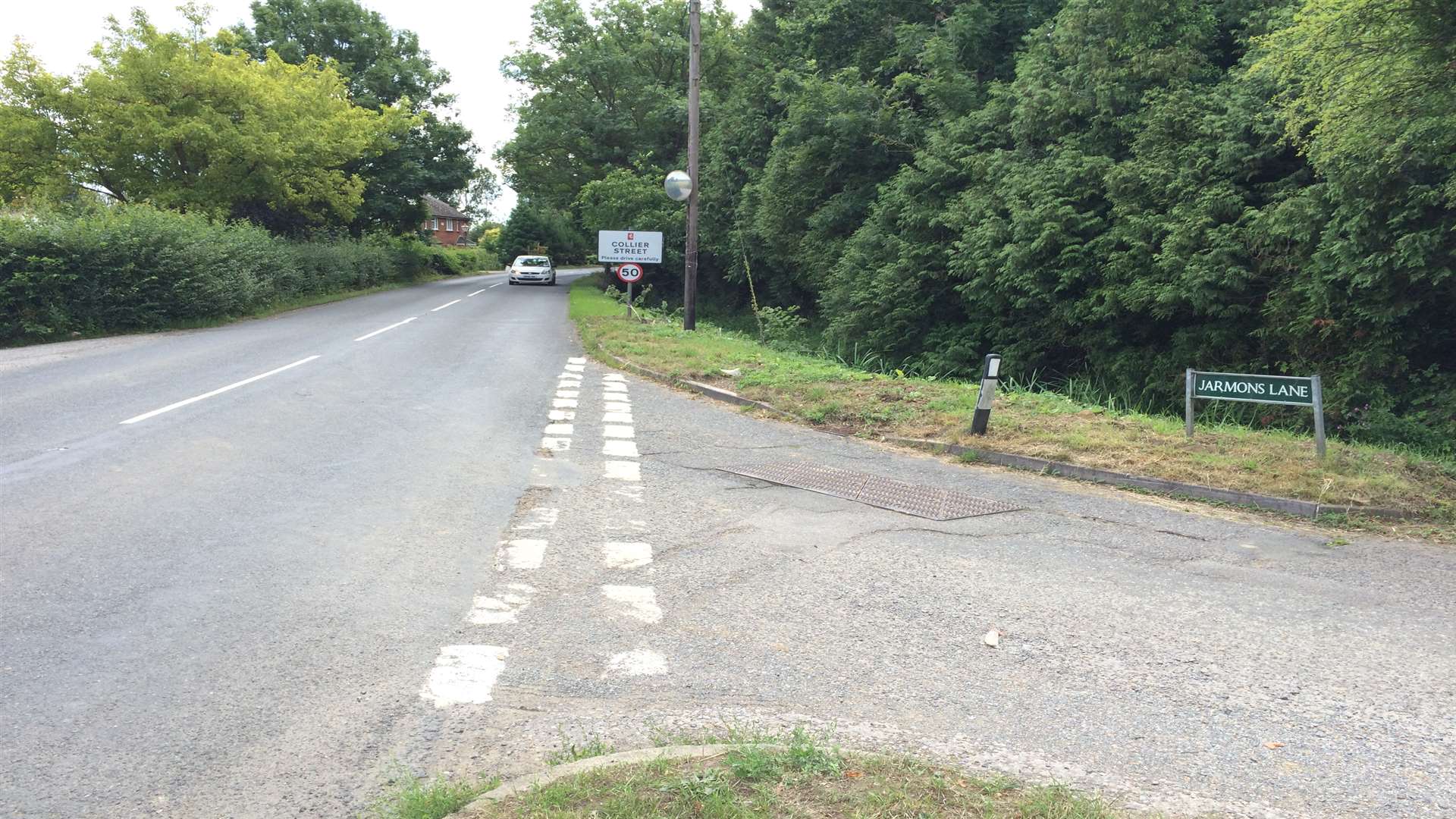 Collier Street was closed at the junction with Jarmons Lane following the discovery