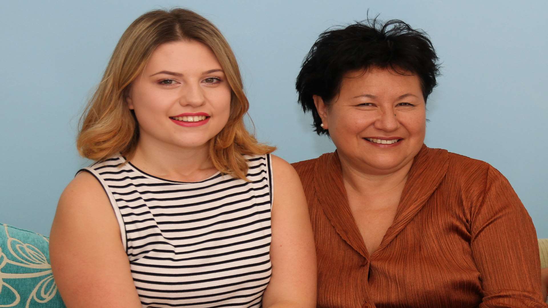 Olympia Brightley-Hodges, Anita Brightley-Hodges and Amalia Brightley-Hodges in the Family Business Place studio