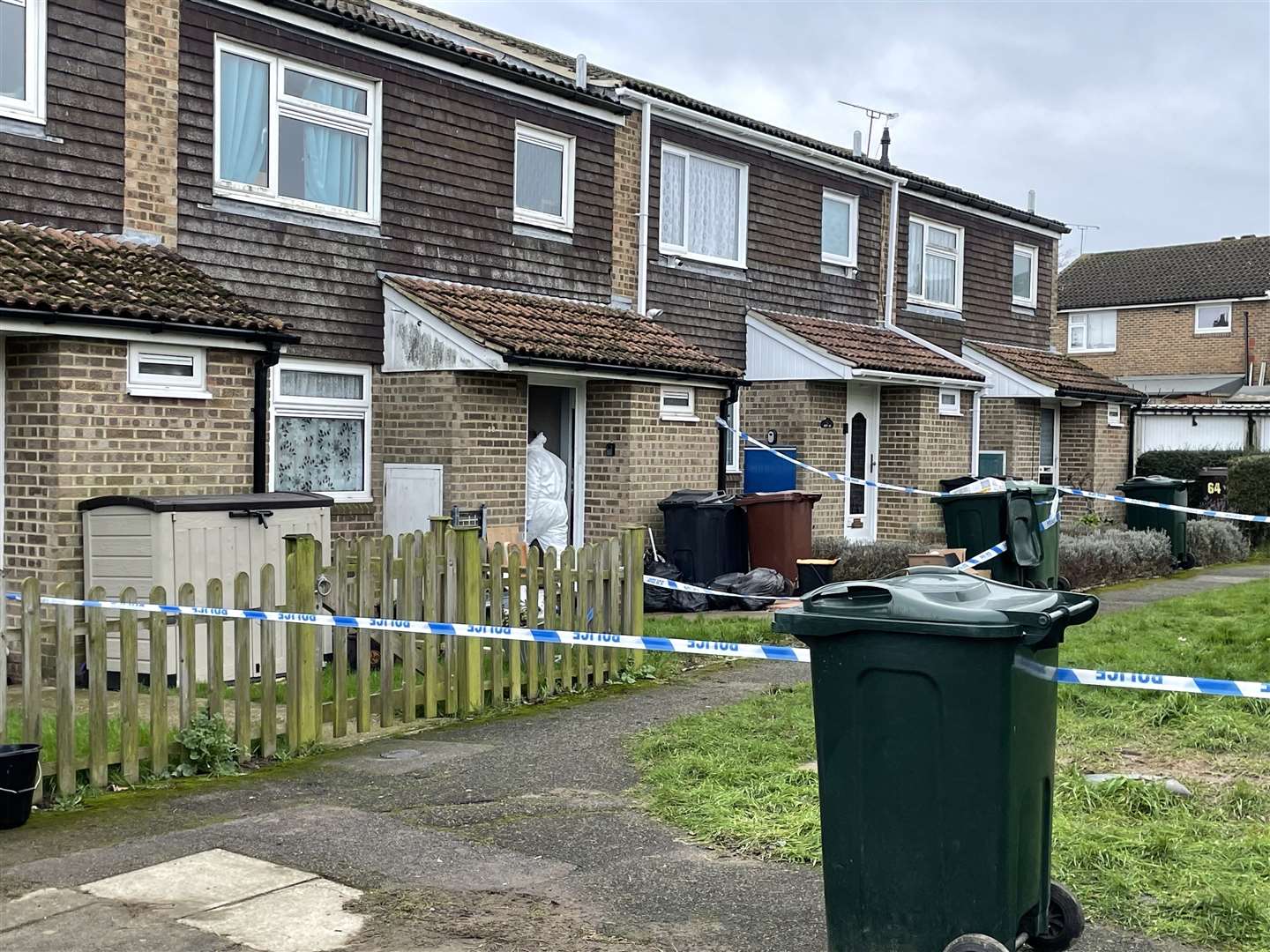 Beecholme drive was cordoned off following the attack