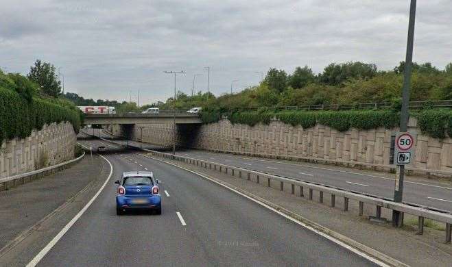 The A229 at the bottom of Blue Bell Hill is a well-known speeding hotspot - and is in the parish of Boxley. Picture: Google