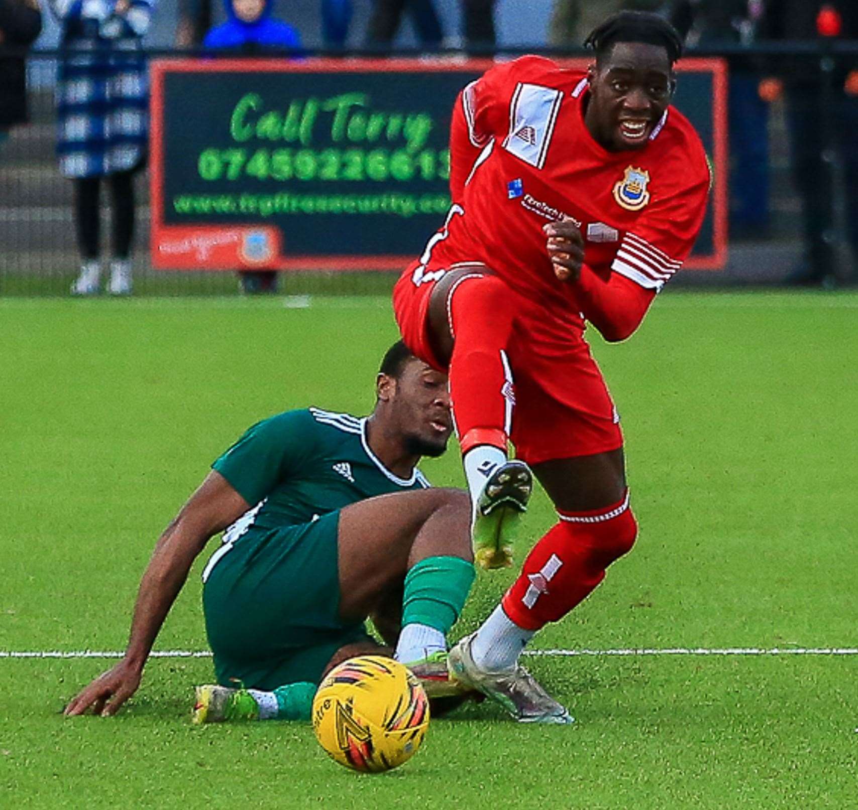 Ronald Sithole gets past his man. Picture: Les Biggs