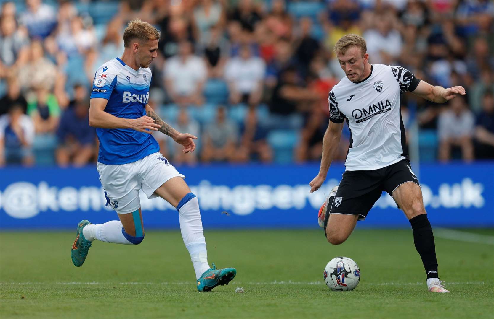 Ethan Coleman doing his defensive duty for the Gills Picture: @Julian_KPI