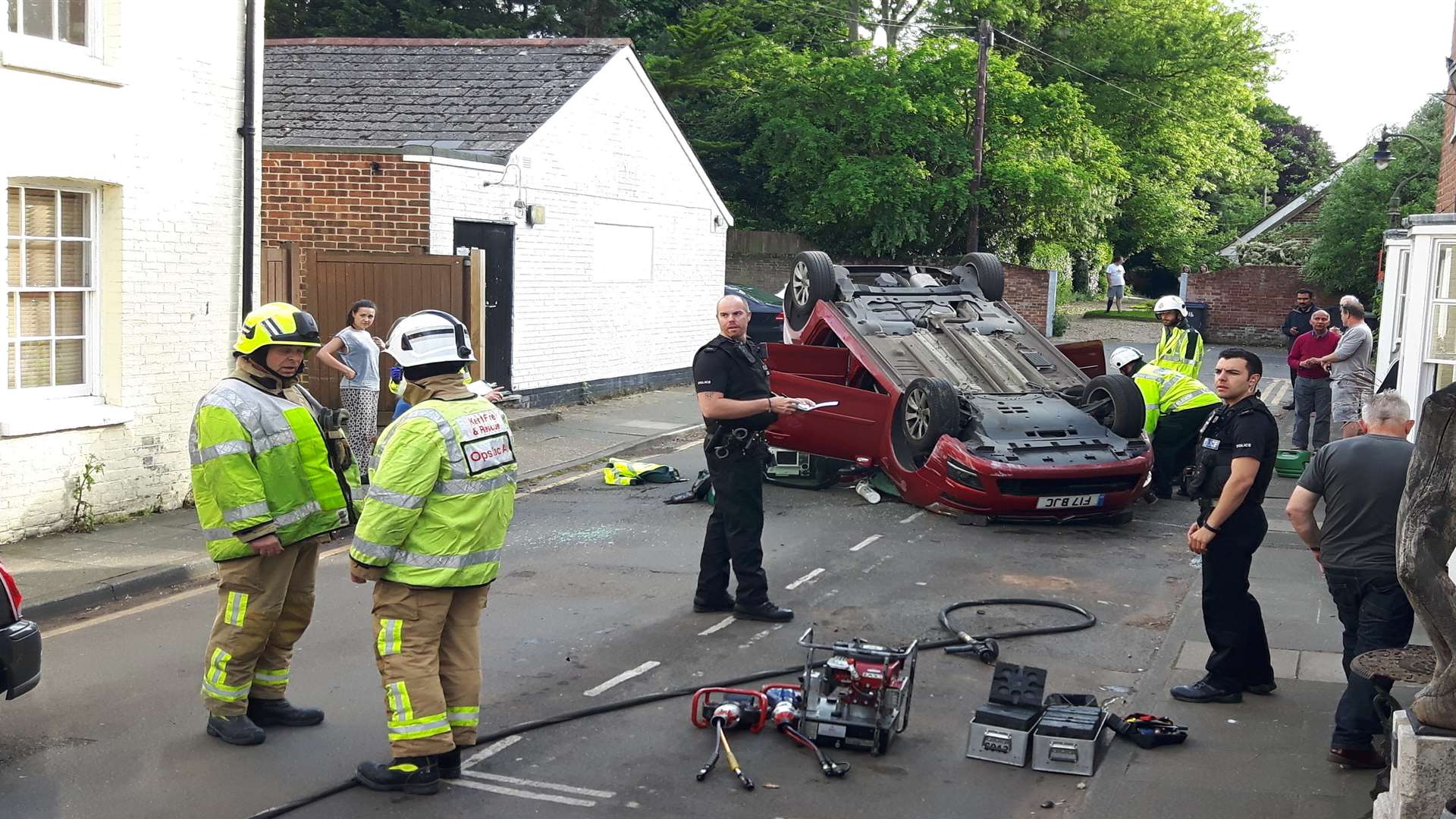 The incident in Oaten Hill Place