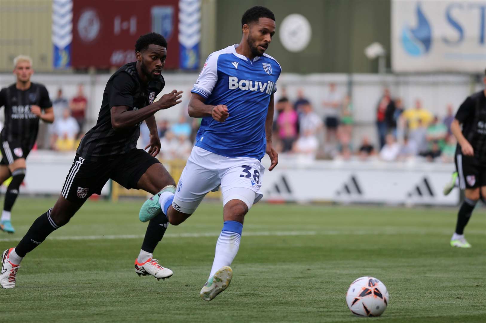 Tim Dieng started for the Gills against Woking on Saturday Picture: @KPI_Julian