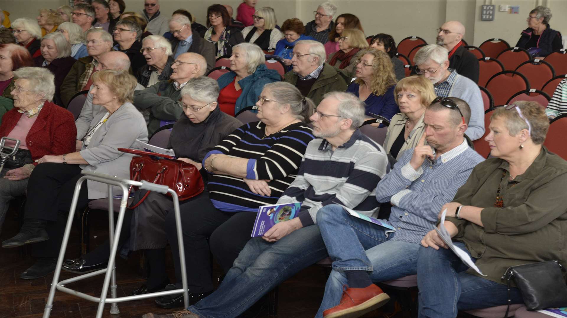 The Health Service meeting at Westgate Hall in Canterbury.