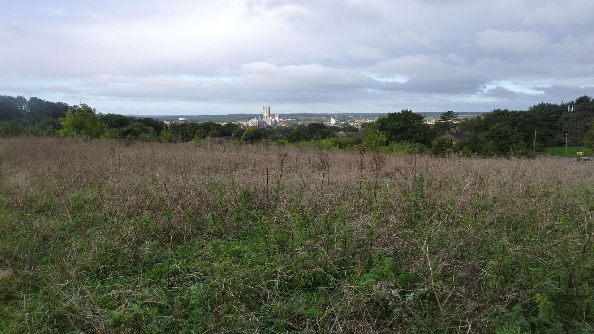 The view from the new city park at Howe Barracks