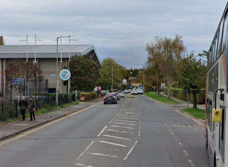 A man has been charged with outraging public decency after a person reportedly exposed themselves on a park bench in Kingsmead Road, Canterbury. Picture: Google