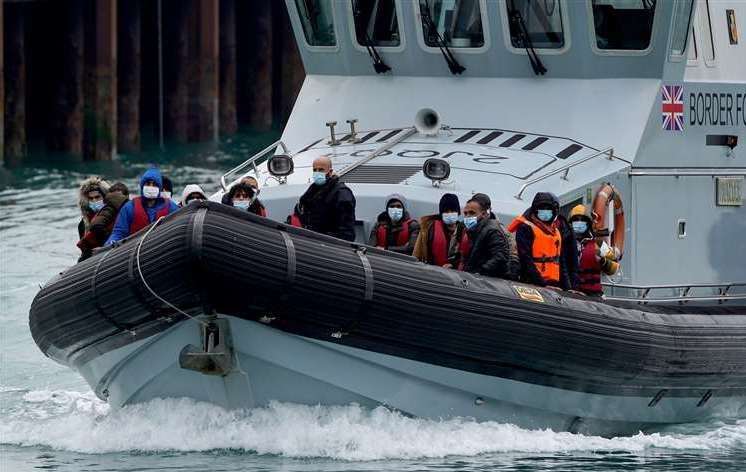 Border Force is involved in the rescue. Stock Picture: Gareth Fuller/PA