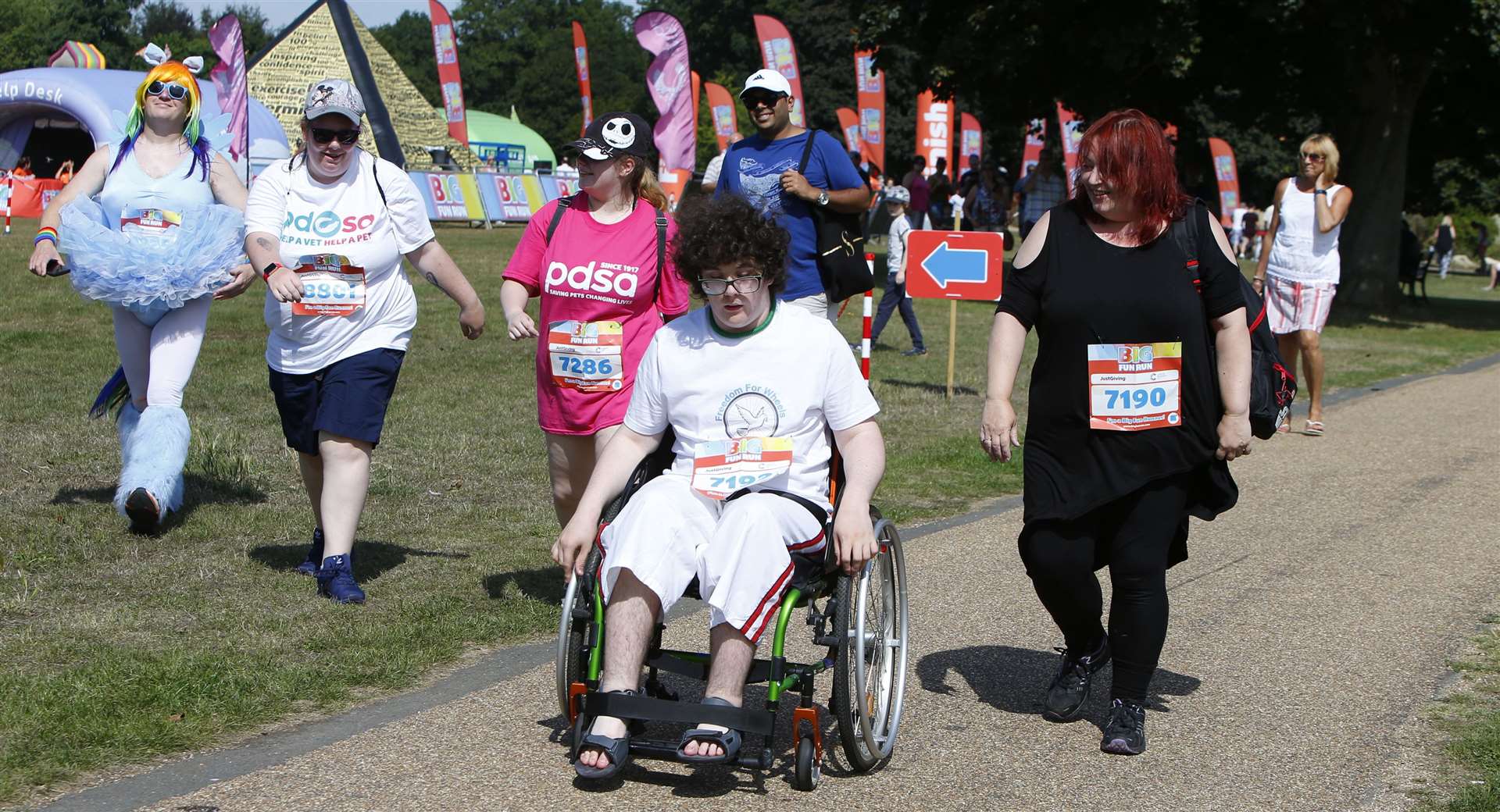 Owen with mum Shelley at a fun run in Mote Park in 2018. Picture: Andy Jones.