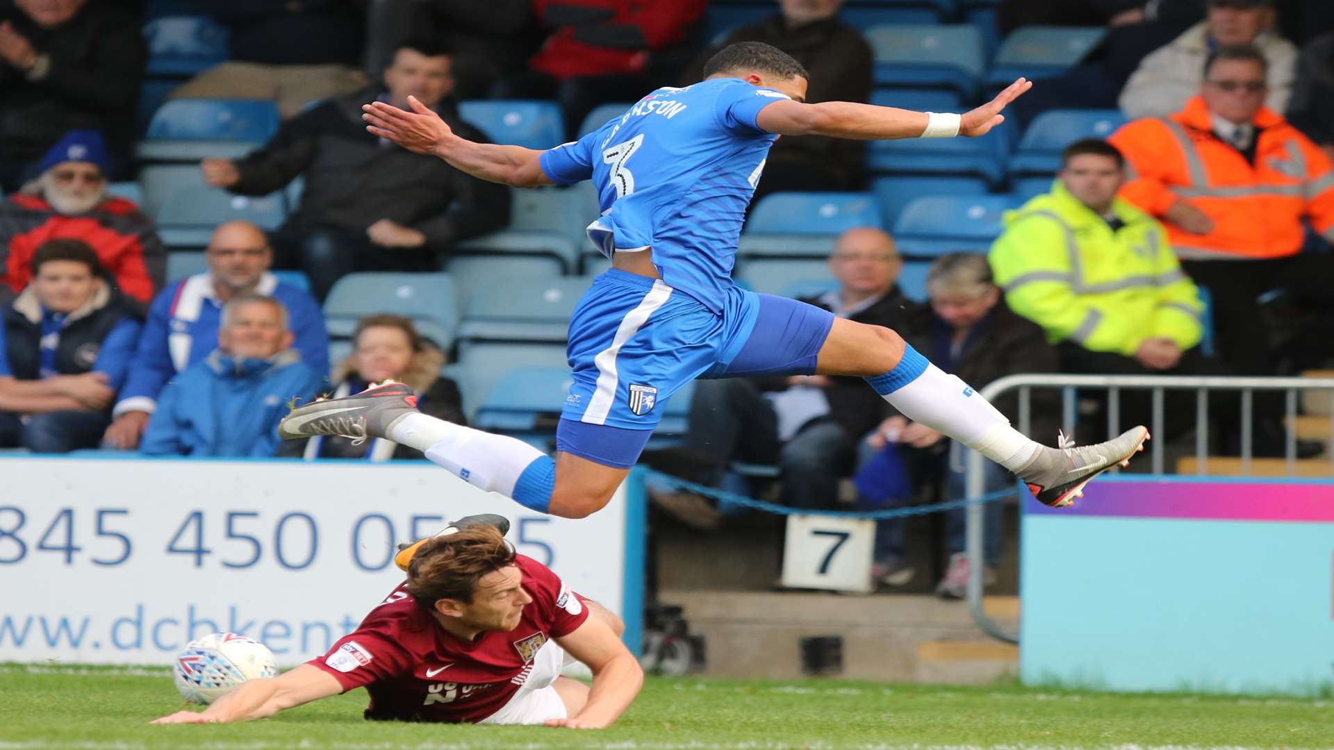 Bradley Garmston in action earlier this season Picture: Andy Jones