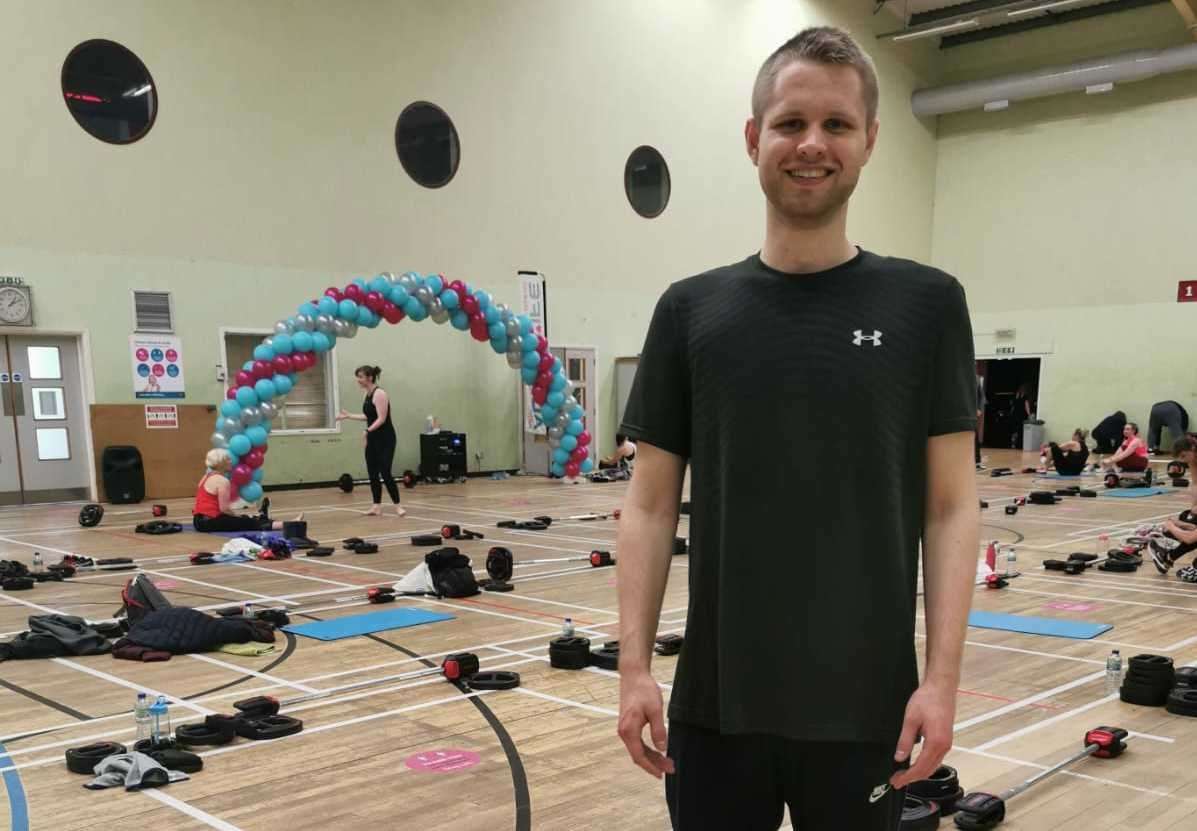 KentOnline reporter Jack Dyson after the session at Kingsmead Leisure Centre in Canterbury. Picture: Jessica Newman