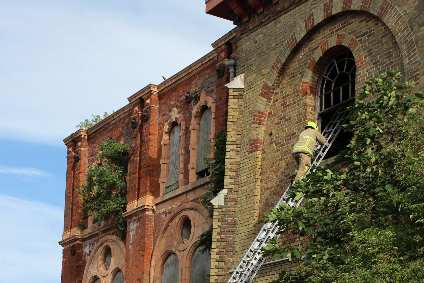 Mystery blaze at Trinity Road water tower, Sheerness