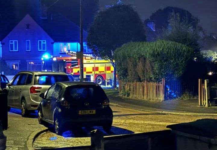 Fire crews were called to South Park Road last night. Picture: Elliott Millwall