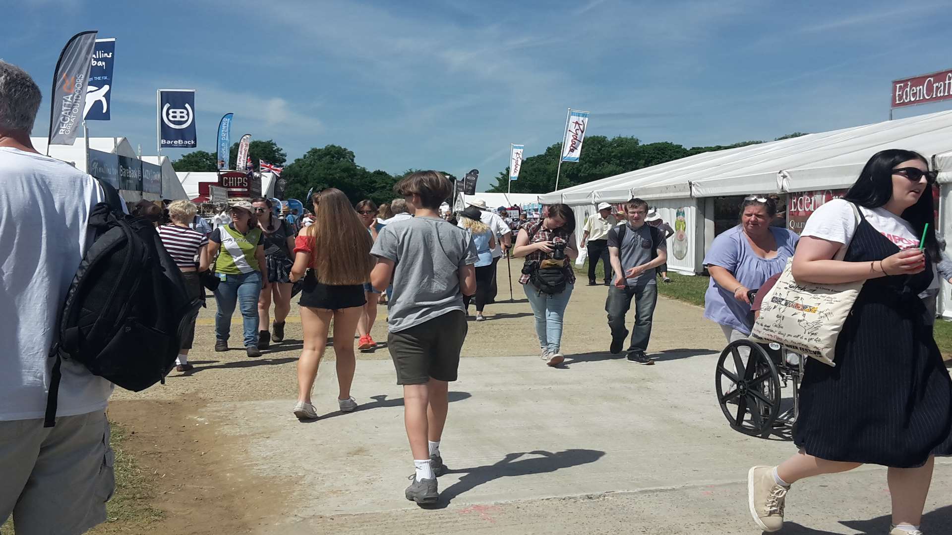 Visitors flocked to the county show