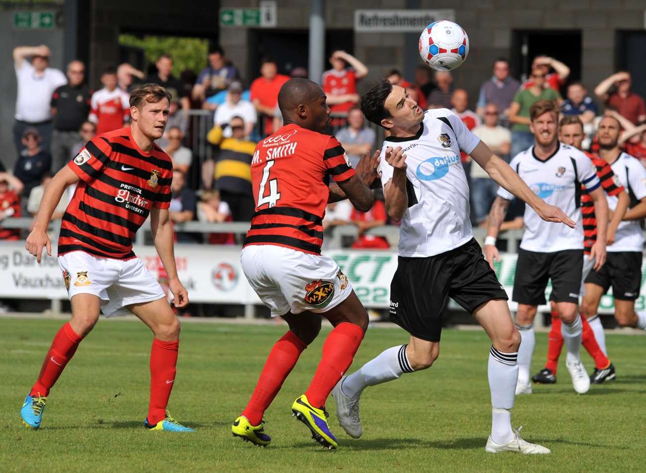 Danny Harris on the ball against Wrexham earlier this season Picture: Richard Eaton