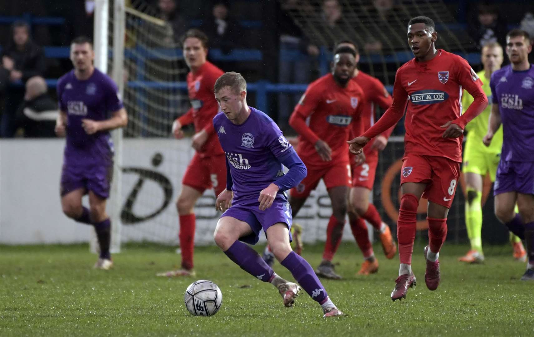 Dover's Ryan Hanson turns in midfield. Picture: Barry Goodwin (53955734)