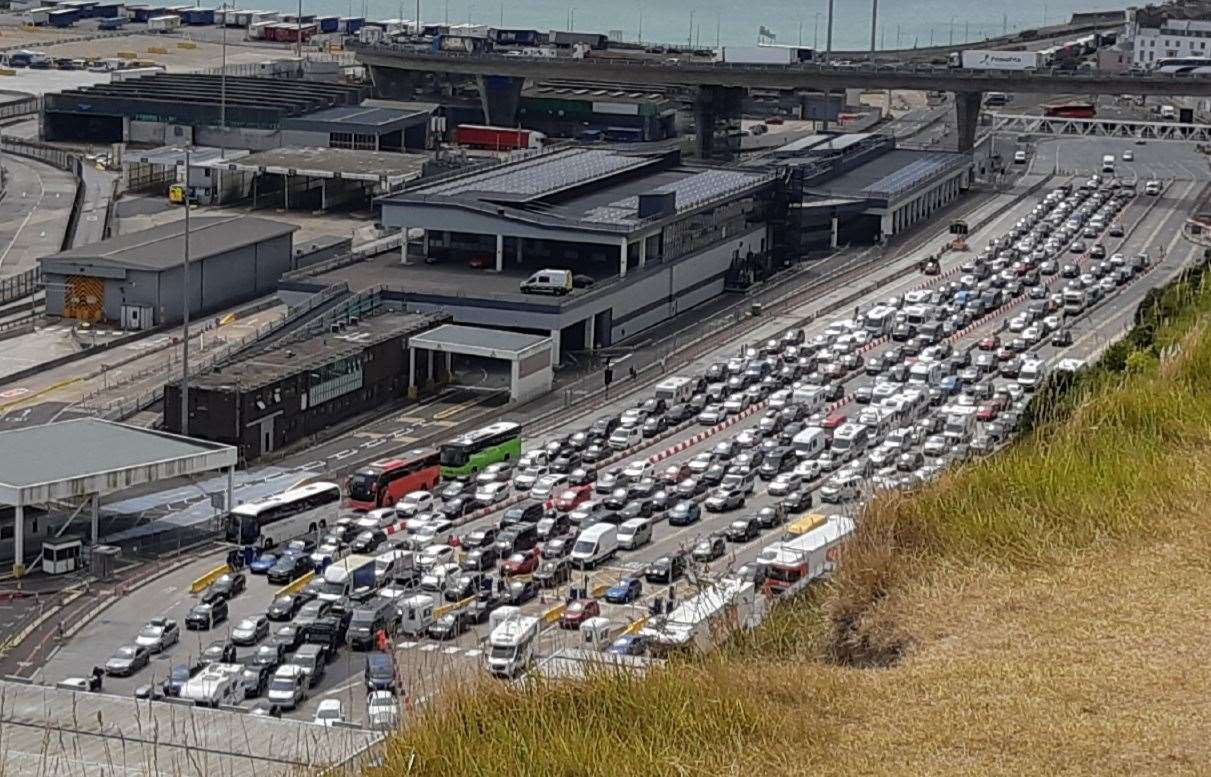 Drivers are facing 90-minute delays at the Port of Dover. Stock picture