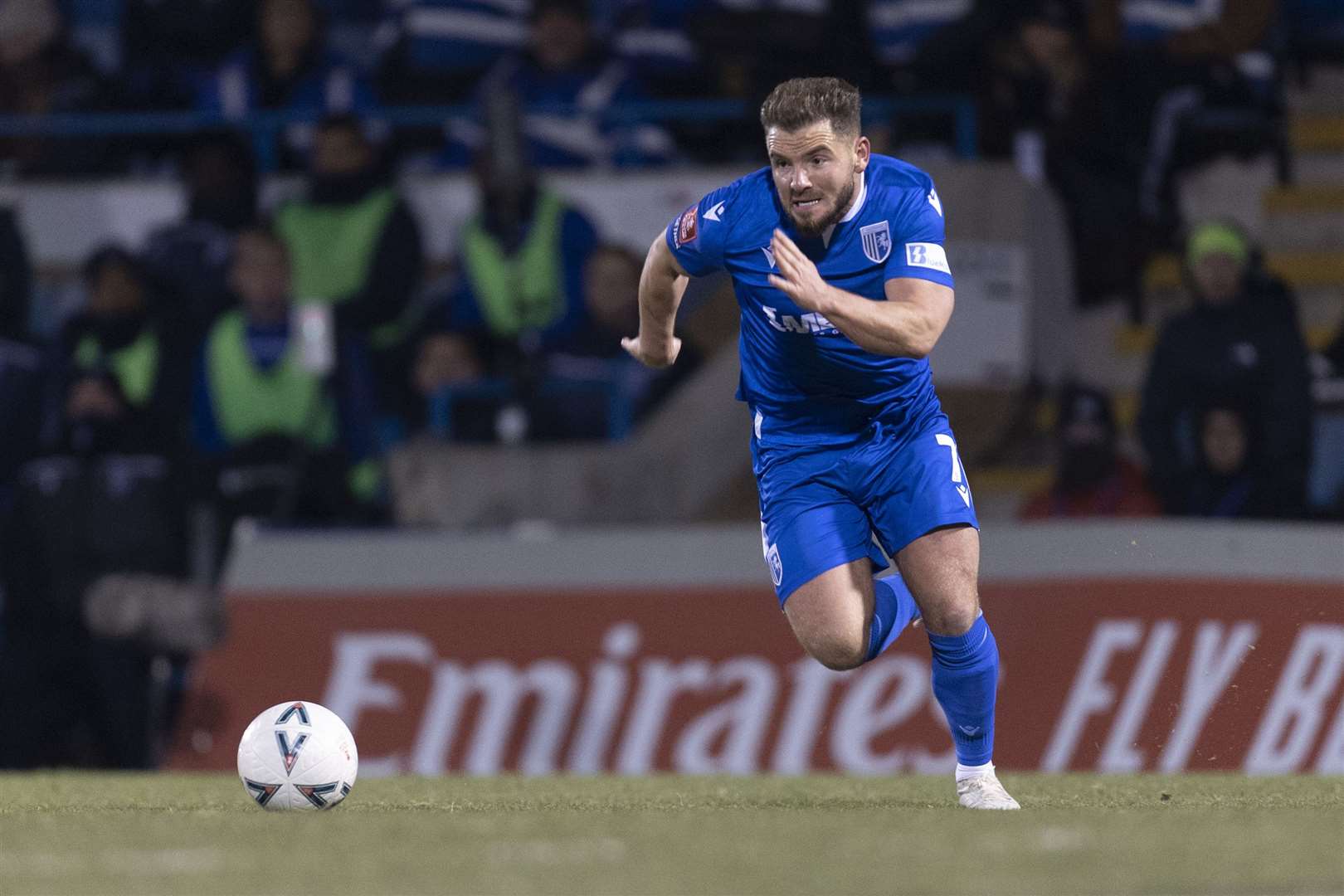 Alex MacDonald made a positive impact from the bench for Gillingham