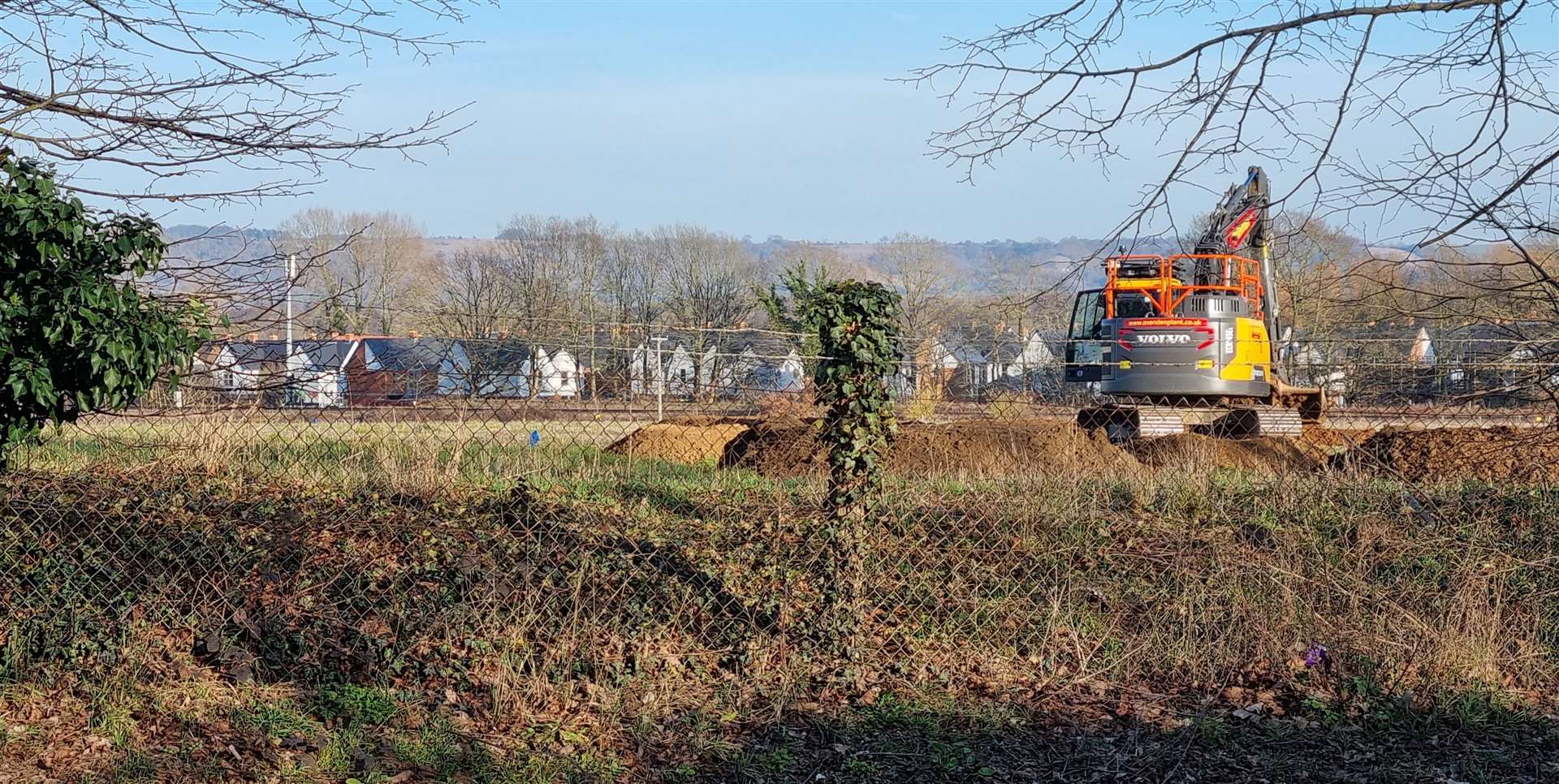 Contractors have moved onto the site