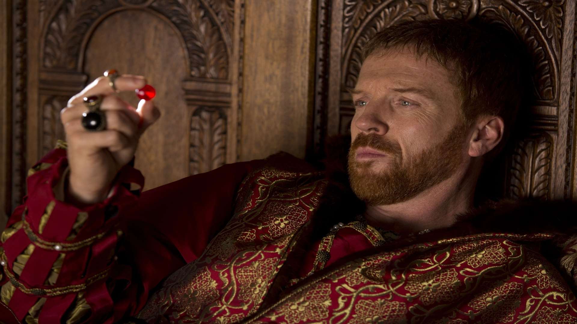 Damian Lewis as the formidable Henry VIII