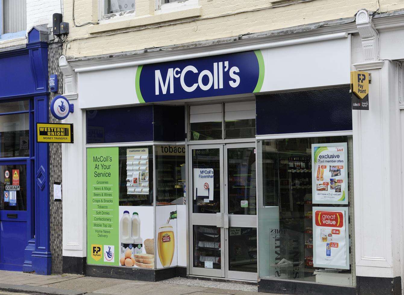 McColl's in Preston Street, Faversham was robbed