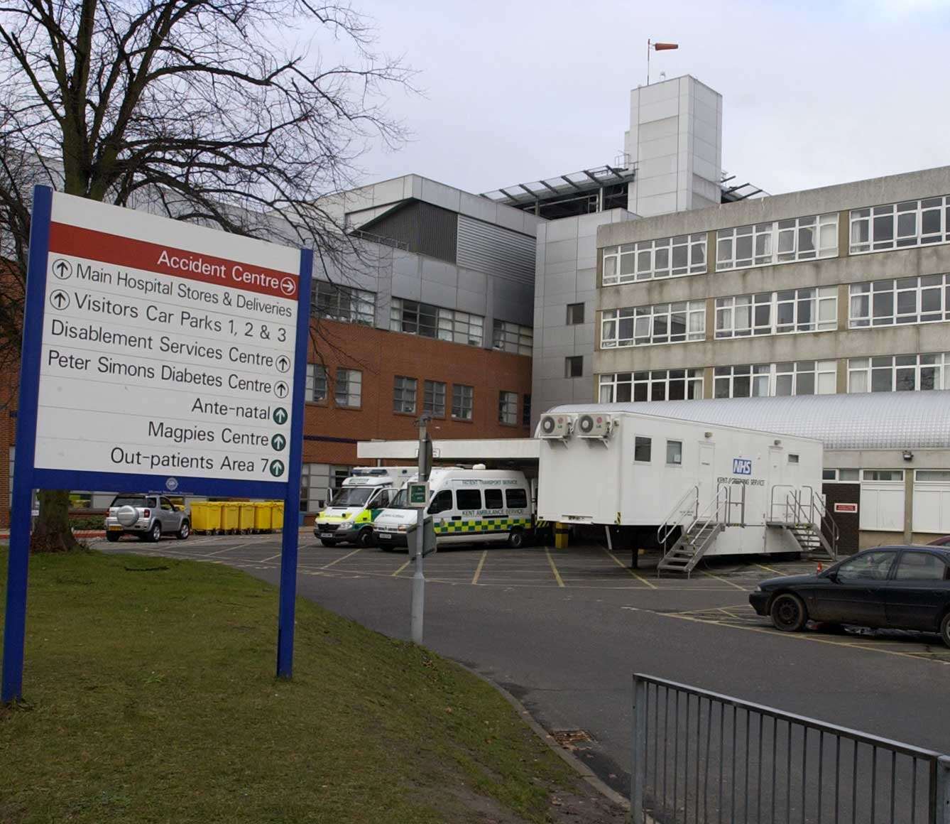 Medway Maritime Hospital. Library image