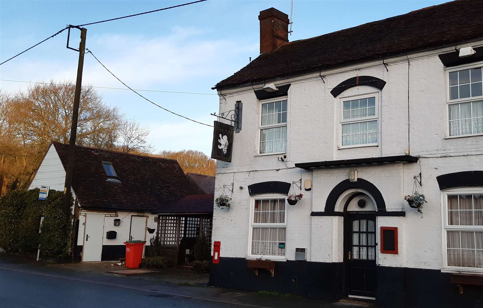 The shop will be in the former toilet block to the left of the pub