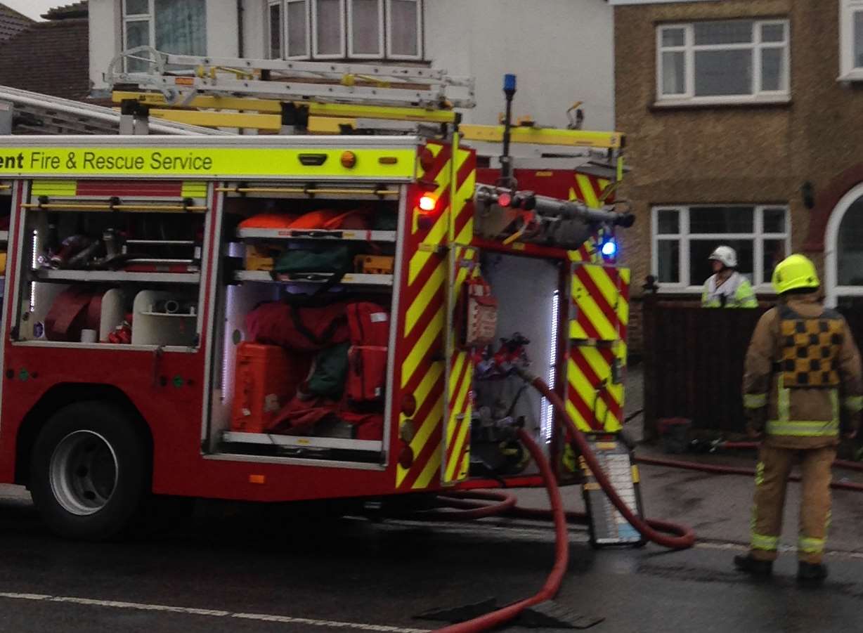 Firefighters during a call-out. Library image