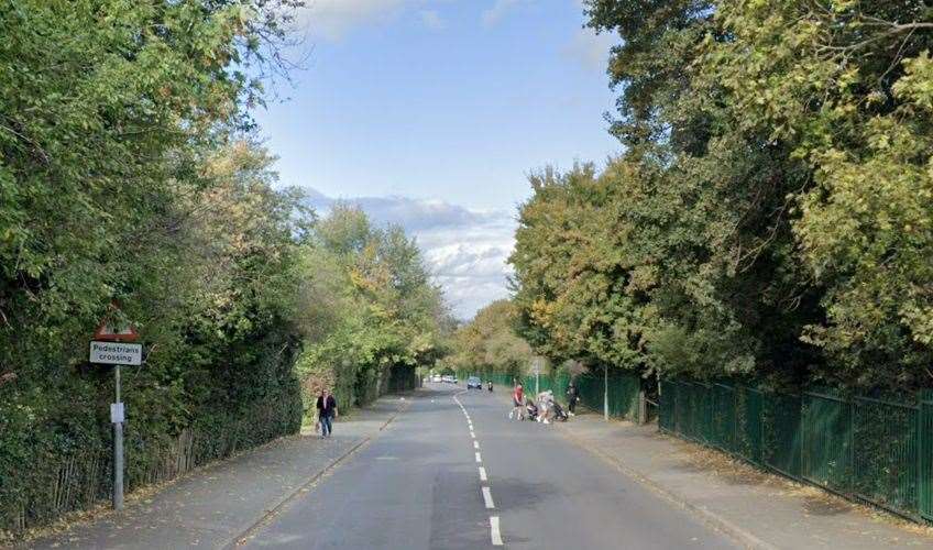 Part of Woodlands Road in Gillingham is closed. Picture: Google Maps