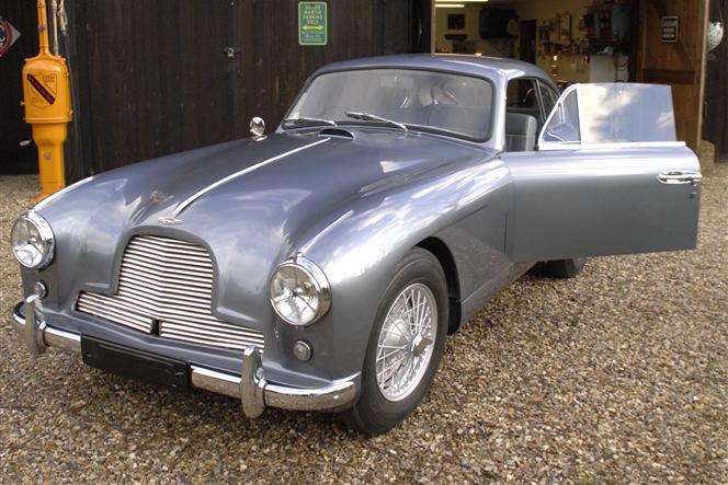 The Aston Martin DB2/4 after its full restoration