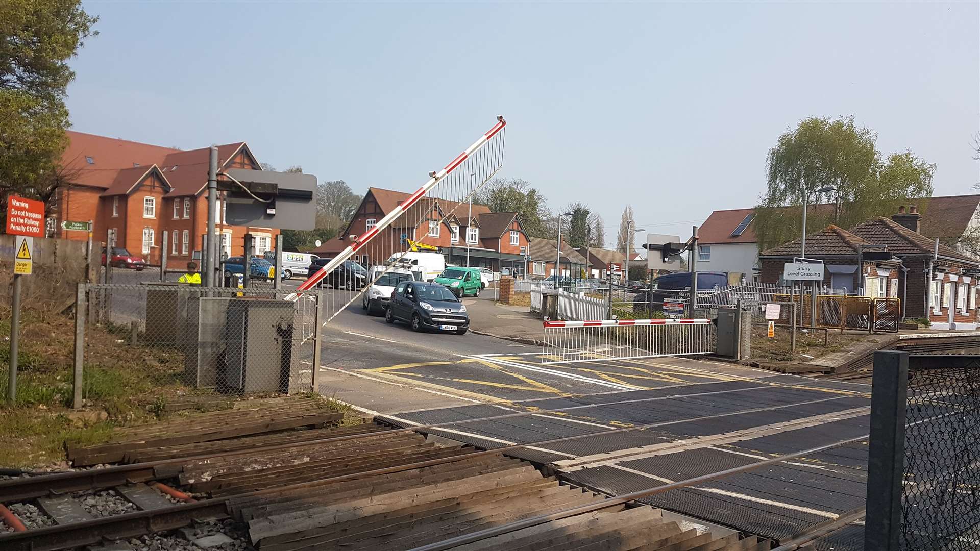 The link road should prevent the regular snarl up of traffic due to the level crossing at Sturry